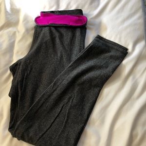 Athletic grey leggings